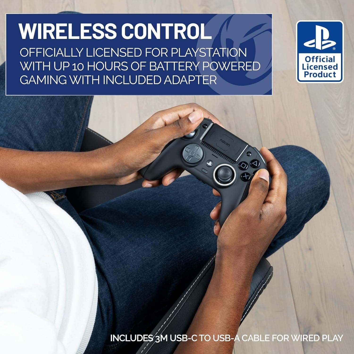 Buy Nacon,NACON Revolution 5 Pro Wireless Controller - Black - Gadcet UK | UK | London | Scotland | Wales| Near Me | Cheap | Pay In 3 | Game Controllers